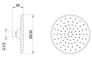 Душевой комплект Berges Nardis 2R хром 071003